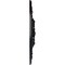 Ekena Millwork Ashley Ceiling Medallion (Fits Canopies up to 4 3/4"), 23 7/8"OD x 4"ID x 2 1/8"P, Jet Black CM23ASBLF - alternate 2